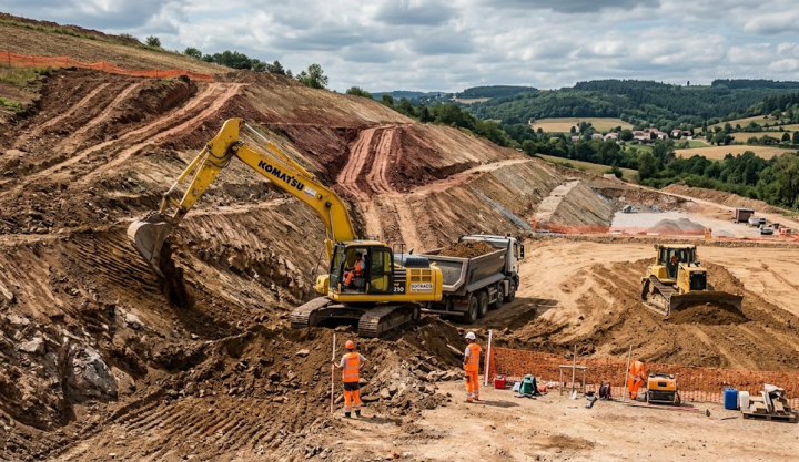 Travaux de terrassement, Saint-Eustache